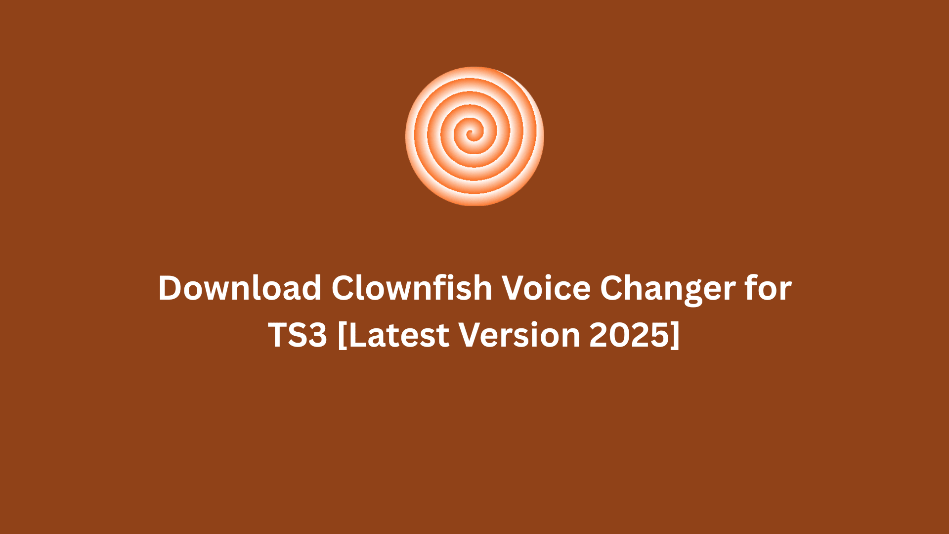 Clownfish Voice Changer for TS3